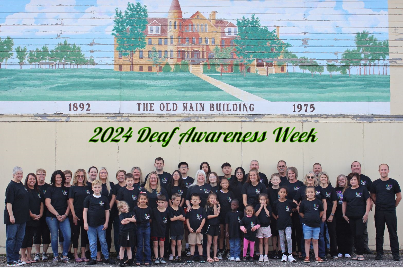 2024 Deaf Awareness Week Student and Staff Group Photo